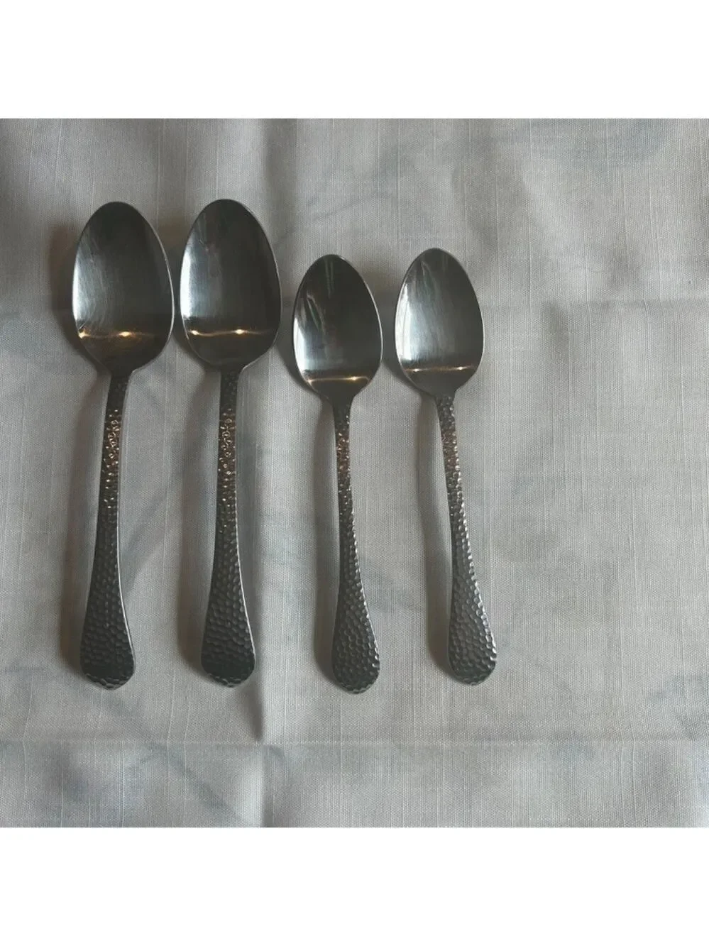 Hampton hammered silverware